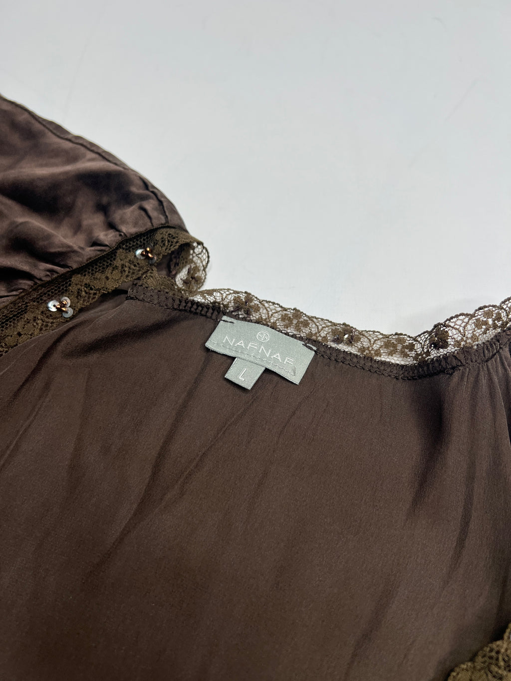 Top soie vintage y2k